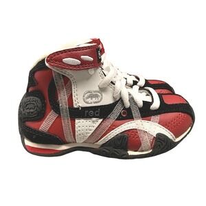 Marc Ecko High Top Sneakers Toddler US 6.5 Black Red Andera Kids Shoes Casual